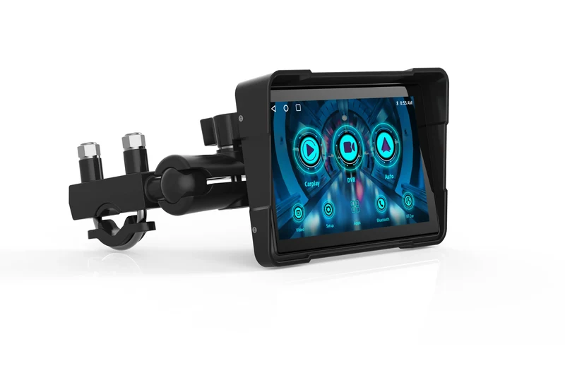 Binize 5 Inch IPS Touch Screen Portable Motorcycle Navigator Support Wireless CarPlay ＆ Android Auto Waterproof