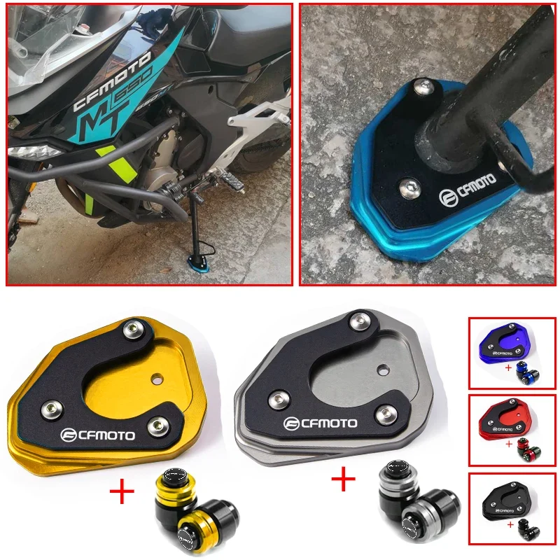 For CFMOTO 650MT 800MT 650TR-G 650 TR-G TRG Accessories Motorcycle Bracket Foot Bracket Extension Pad 650 800MT Tire Valve Cover