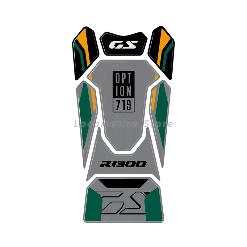 For BMW R 1300 GS R1300GS 2023 2024 R1300GS Accessories Tank Mat 3D Epoxy Resin Protection Sticker Kit
