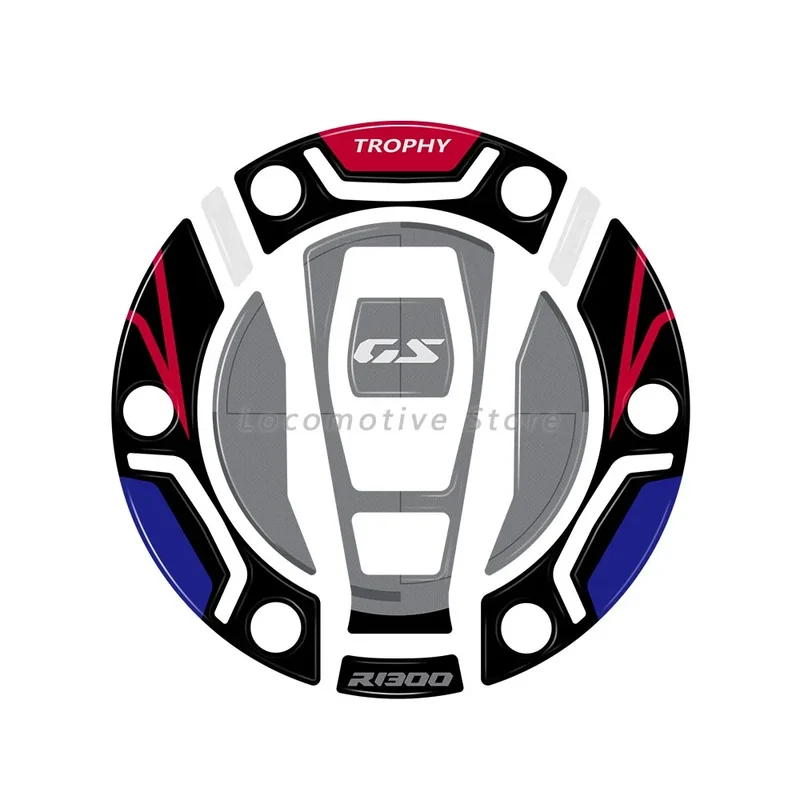 For BMW R 1300 GS R1300GS 2023 2024 R1300GS Accessories Tank Mat 3D Epoxy Resin Protection Sticker Kit