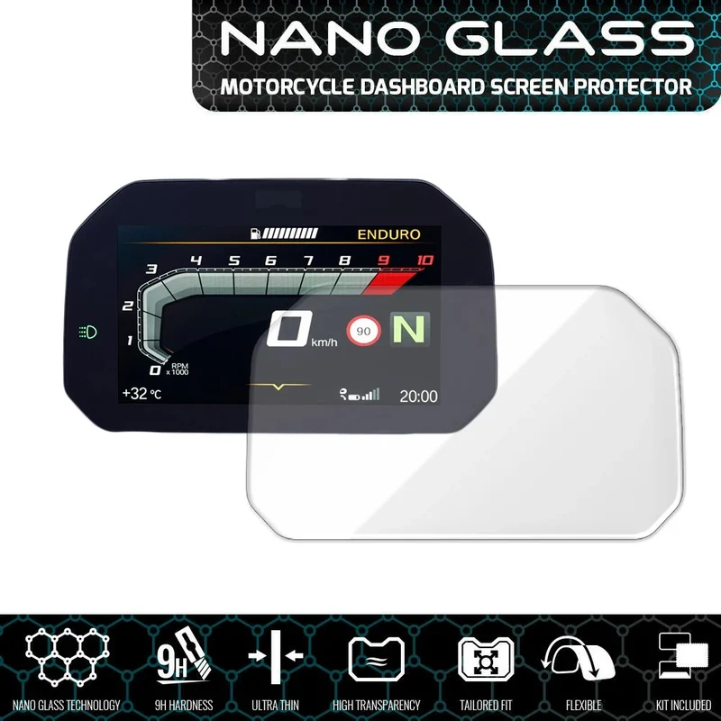 2023 2024 R1300GS Motorcycle Dashboard HD Cluster Screen Scratch Protection Nano Glass Film For BMW R 1300 GS