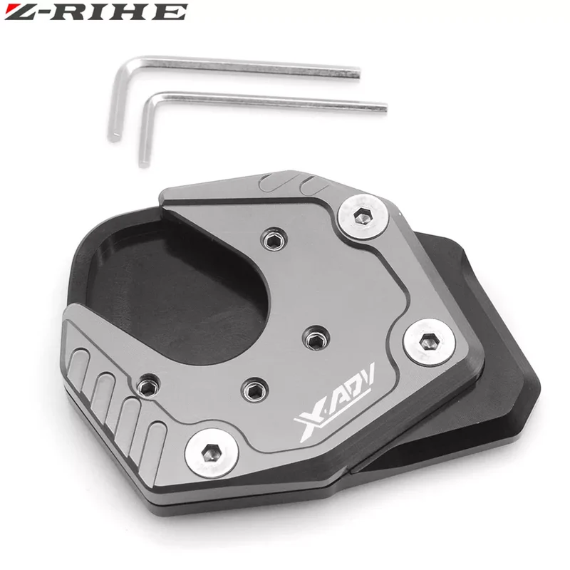 For Honda X-ADV X ADV XADV ampliar 2017 2018 Motorcycle Kickstand Extension Side Stand Plate Pad Enlarger XADV