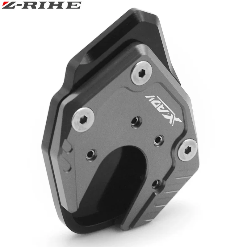 For Honda X-ADV X ADV XADV ampliar 2017 2018 Motorcycle Kickstand Extension Side Stand Plate Pad Enlarger XADV