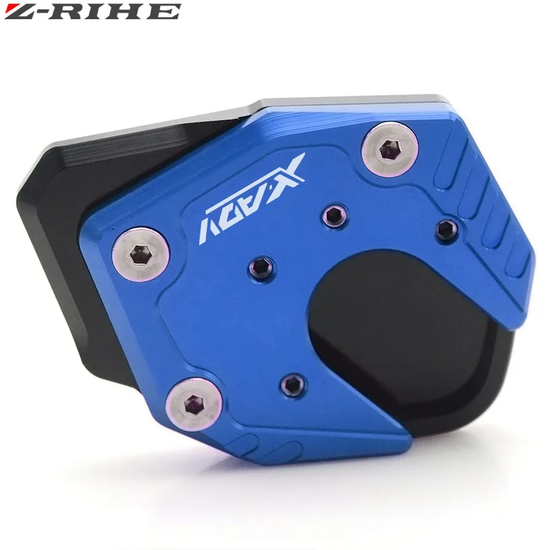 For Honda X-ADV X ADV XADV ampliar 2017 2018 Motorcycle Kickstand Extension Side Stand Plate Pad Enlarger XADV