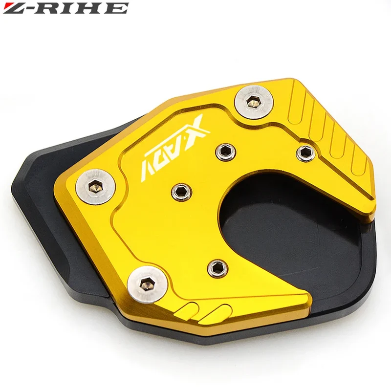 For Honda X-ADV X ADV XADV ampliar 2017 2018 Motorcycle Kickstand Extension Side Stand Plate Pad Enlarger XADV