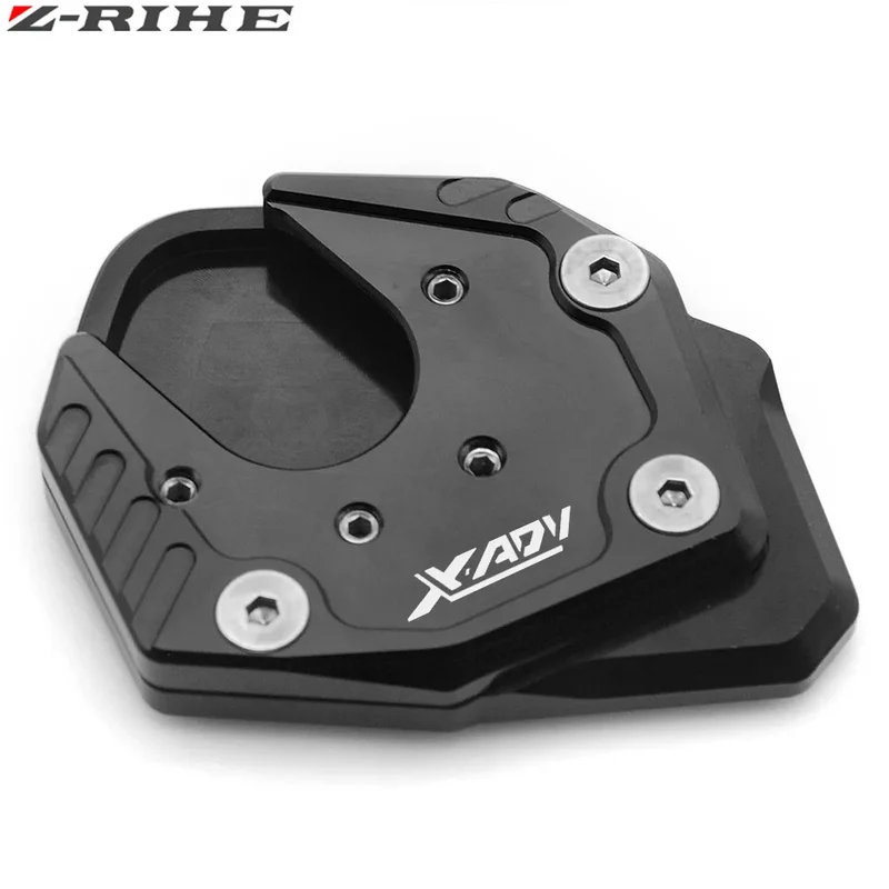 For Honda X-ADV X ADV XADV ampliar 2017 2018 Motorcycle Kickstand Extension Side Stand Plate Pad Enlarger XADV
