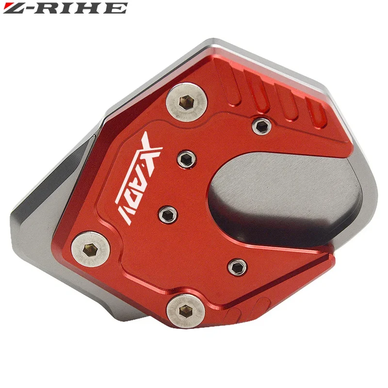 For Honda X-ADV X ADV XADV ampliar 2017 2018 Motorcycle Kickstand Extension Side Stand Plate Pad Enlarger XADV