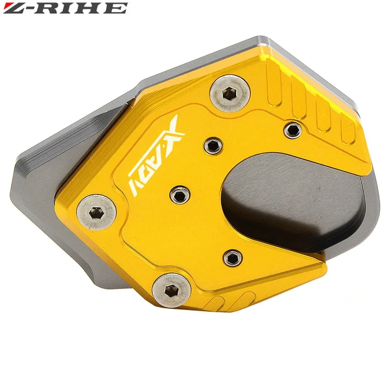 For Honda X-ADV X ADV XADV ampliar 2017 2018 Motorcycle Kickstand Extension Side Stand Plate Pad Enlarger XADV