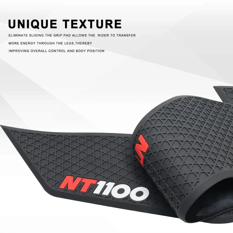 2022 Side Fuel Tank Pad Knee Pad Grip Pad Tank Grips Fuel Tank Protection Stickers For HONDA NT 1100 NT1100 2021-2023