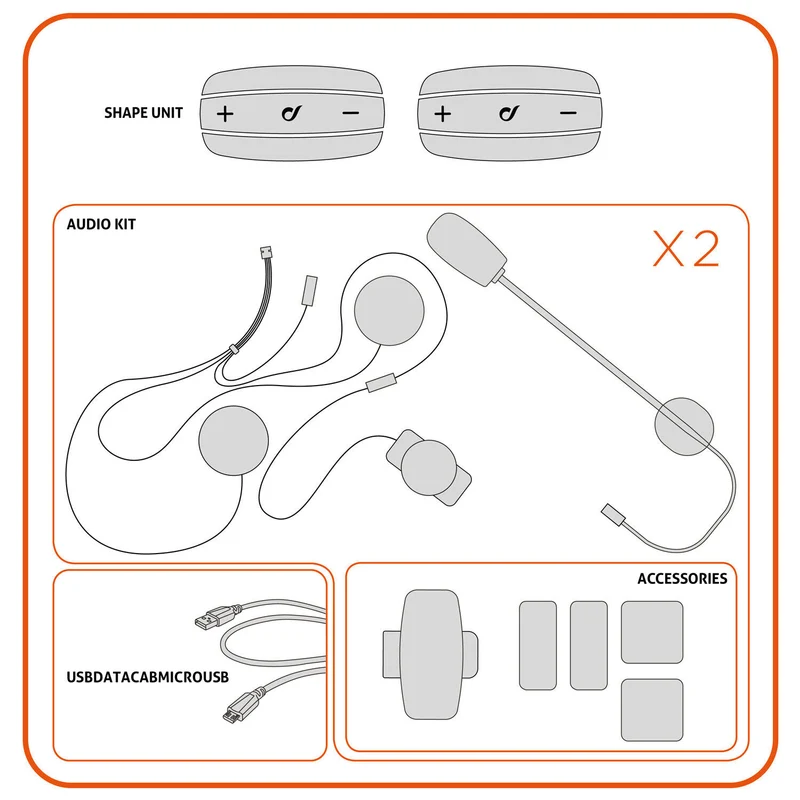INTERPHONE SHAPE PACK DUO