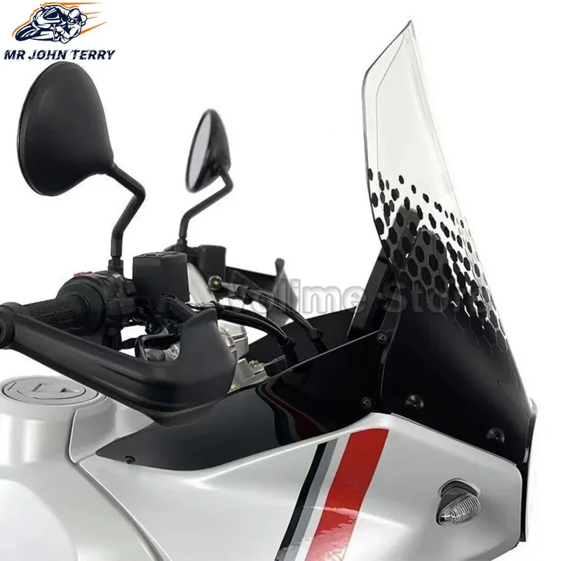 For Ducati Desert X DesertX desertX 2022 2023 Motorcycle Windshield Covers Screen Smoke Lens Motorbikes Deflector