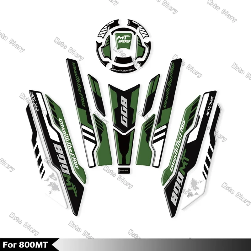 800MT Fuel Tank Sticker Oil Gas Cap 3D Decal Cover Protector Waterproof For CFMOTO 800MT cf moto 800 mt