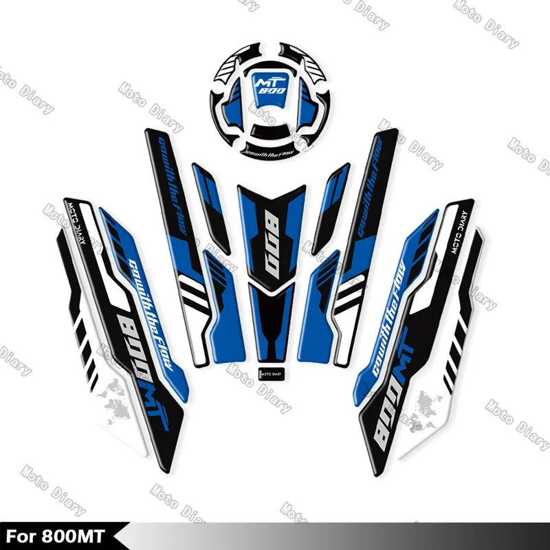 800MT Fuel Tank Sticker Oil Gas Cap 3D Decal Cover Protector Waterproof For CFMOTO 800MT cf moto 800 mt