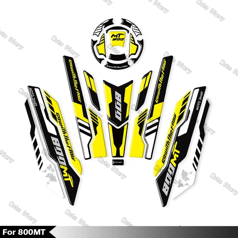 800MT Fuel Tank Sticker Oil Gas Cap 3D Decal Cover Protector Waterproof For CFMOTO 800MT cf moto 800 mt