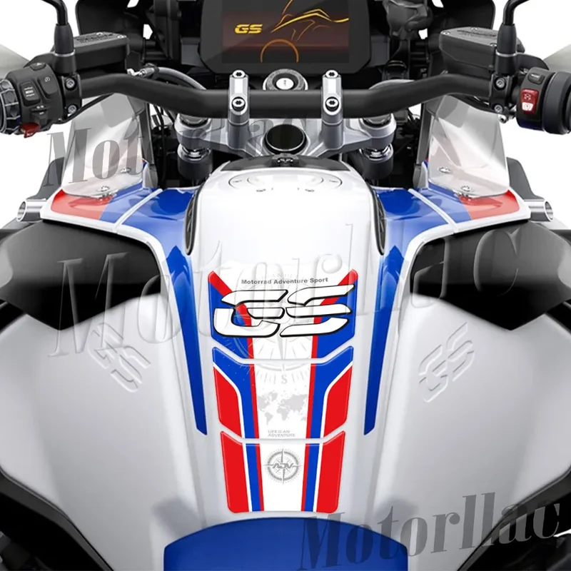 3D R 1200/1250 GS Adv Tank Pad Stickers Gas Tank Protection Decals For BMW R1250GS Adventure 2019-23 R1200GS Adv LC 2014-19