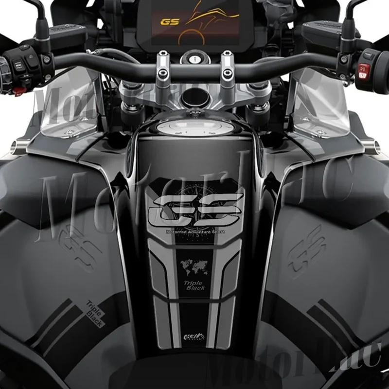 3D R 1200/1250 GS Adv Tank Pad Stickers Gas Tank Protection Decals For BMW R1250GS Adventure 2019-23 R1200GS Adv LC 2014-19