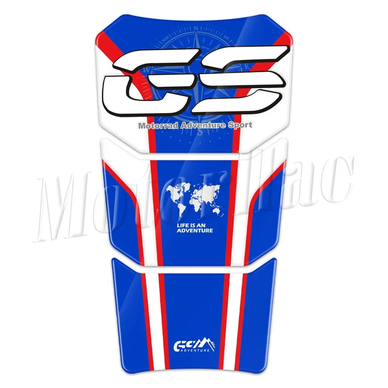 3D R 1200/1250 GS Adv Tank Pad Stickers Gas Tank Protection Decals For BMW R1250GS Adventure 2019-23 R1200GS Adv LC 2014-19