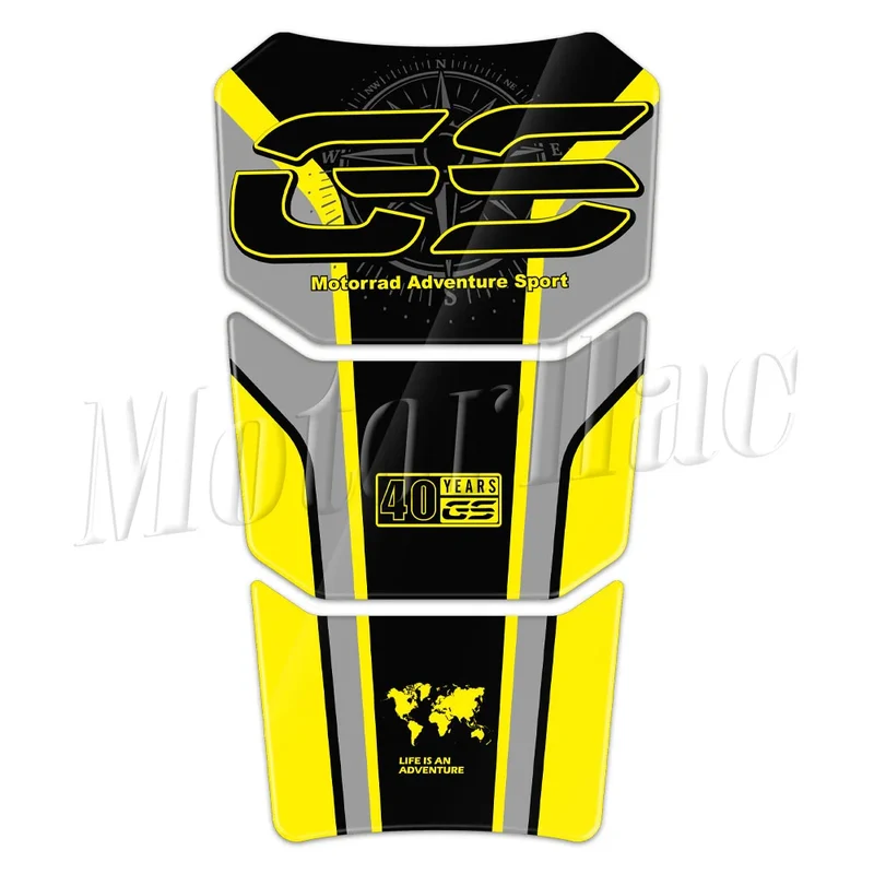 3D R 1200/1250 GS Adv Tank Pad Stickers Gas Tank Protection Decals For BMW R1250GS Adventure 2019-23 R1200GS Adv LC 2014-19
