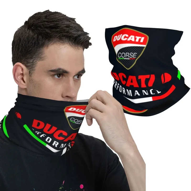 Ducatis Performance Balaclava Accessories Neck Cover Riding Motorcycle Bandana Mask Scarf for Men Women All Season