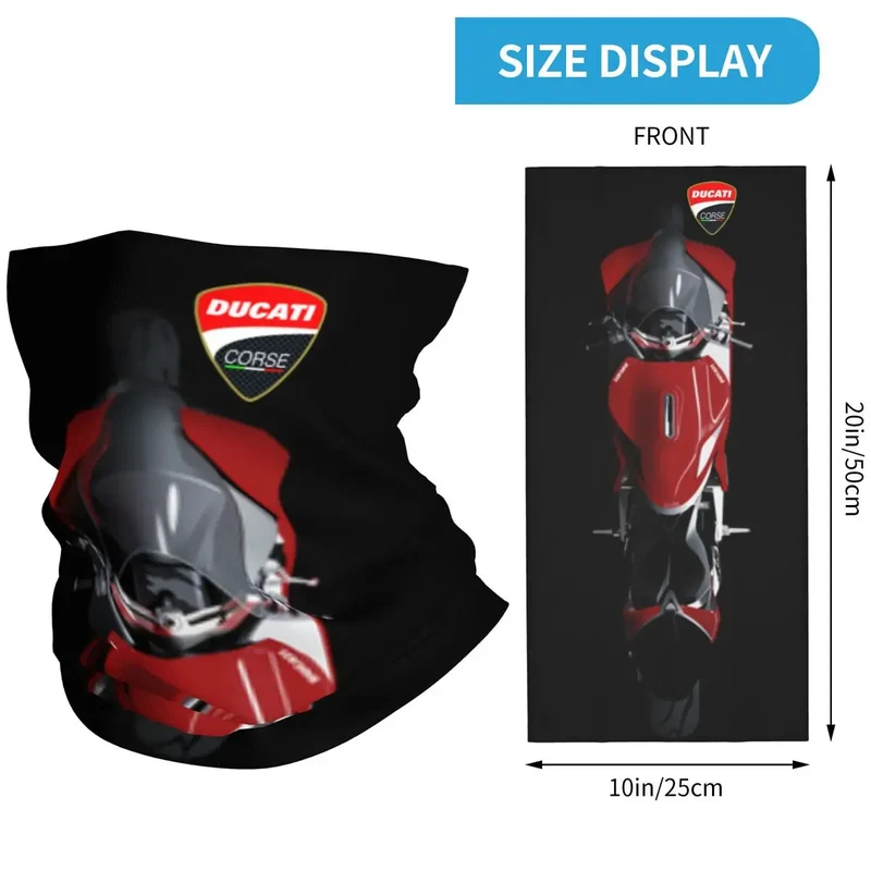 Ducatis Performance Balaclava Accessories Neck Cover Riding Motorcycle Bandana Mask Scarf for Men Women All Season