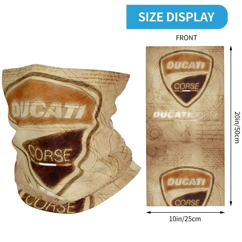 Ducatis Performance Balaclava Accessories Neck Cover Riding Motorcycle Bandana Mask Scarf for Men Women All Season