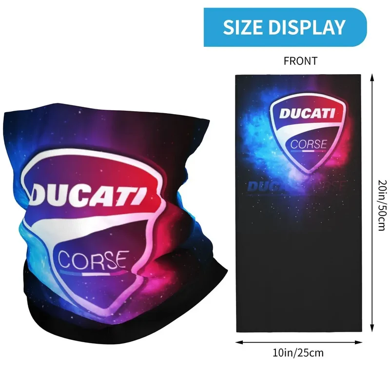 Ducatis Performance Balaclava Accessories Neck Cover Riding Motorcycle Bandana Mask Scarf for Men Women All Season