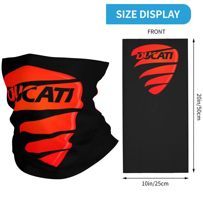 Ducatis Performance Balaclava Accessories Neck Cover Riding Motorcycle Bandana Mask Scarf for Men Women All Season