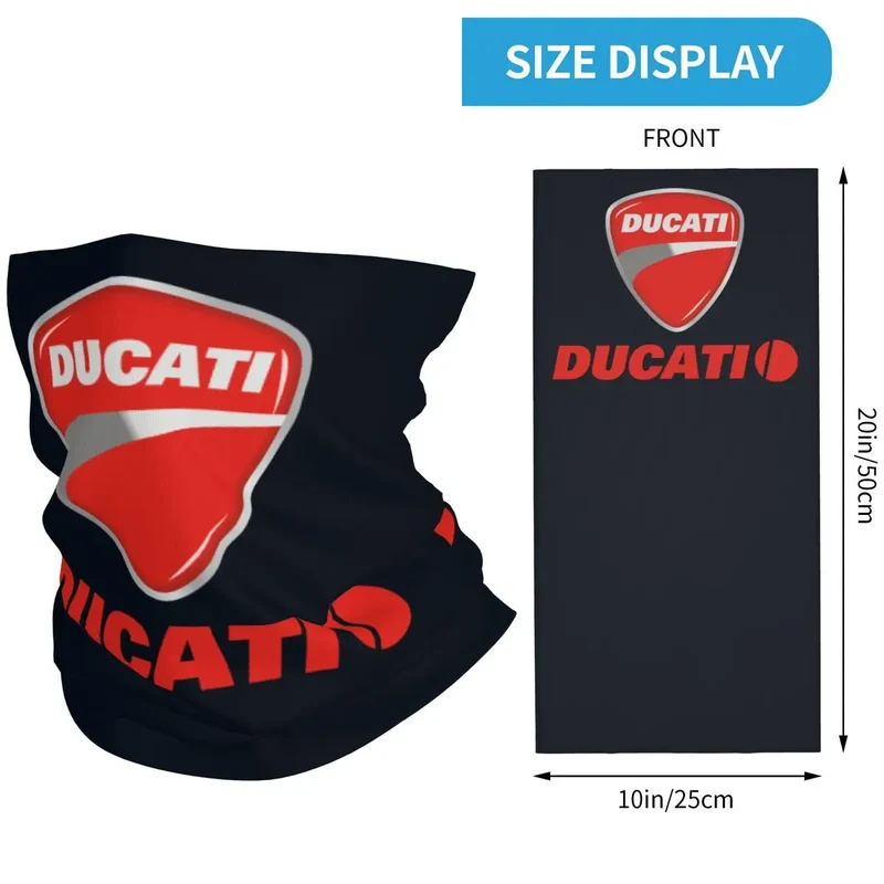 Ducatis Performance Balaclava Accessories Neck Cover Riding Motorcycle Bandana Mask Scarf for Men Women All Season