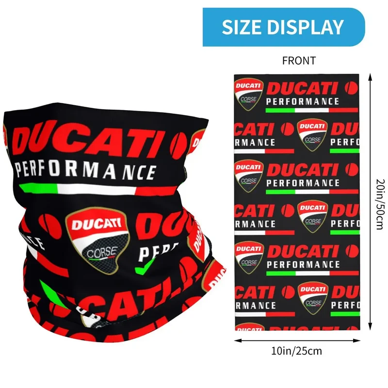 Ducatis Performance Balaclava Accessories Neck Cover Riding Motorcycle Bandana Mask Scarf for Men Women All Season