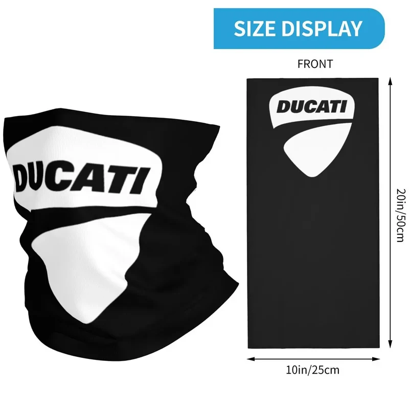 Ducatis Performance Balaclava Accessories Neck Cover Riding Motorcycle Bandana Mask Scarf for Men Women All Season