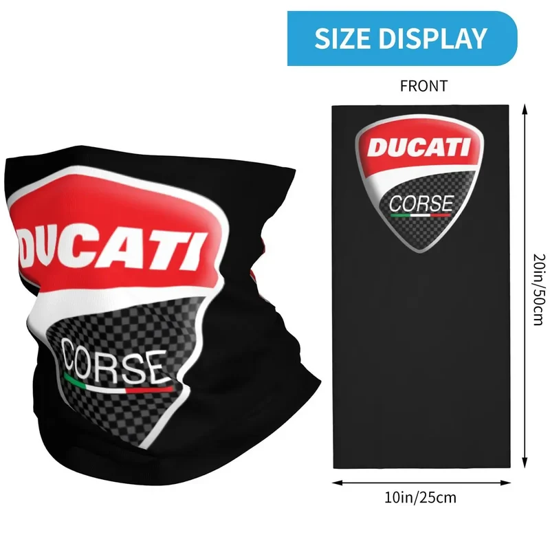 Ducatis Performance Balaclava Accessories Neck Cover Riding Motorcycle Bandana Mask Scarf for Men Women All Season