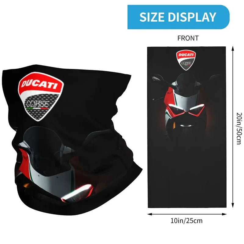 Ducatis Performance Balaclava Accessories Neck Cover Riding Motorcycle Bandana Mask Scarf for Men Women All Season