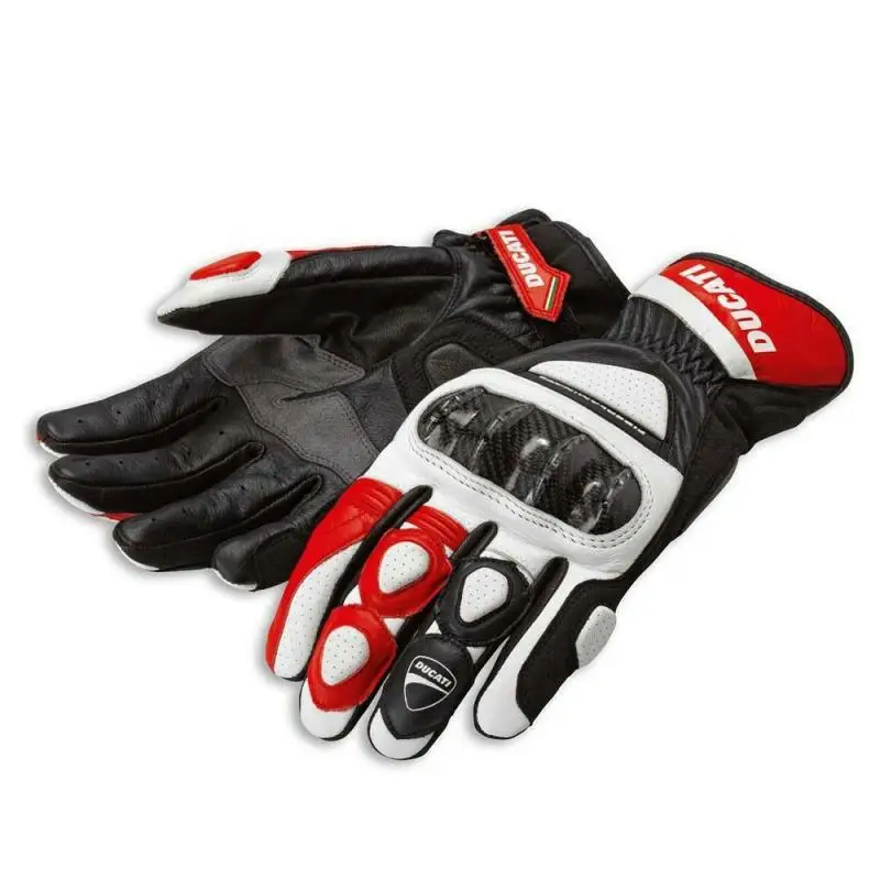 NEW Summer Winter Full Finger Ducati Motorcycle Gloves Gants Moto Luvas Motocross Leather Motorbike Guantes Moto Racing Gloves
