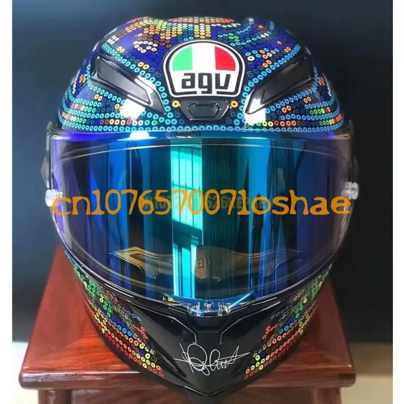 PISTA GPRR High Strength Carbon Fibre Full Face Helmet,For Motorcycle Racing And Road Cruising Motorcycle Protective Helmet