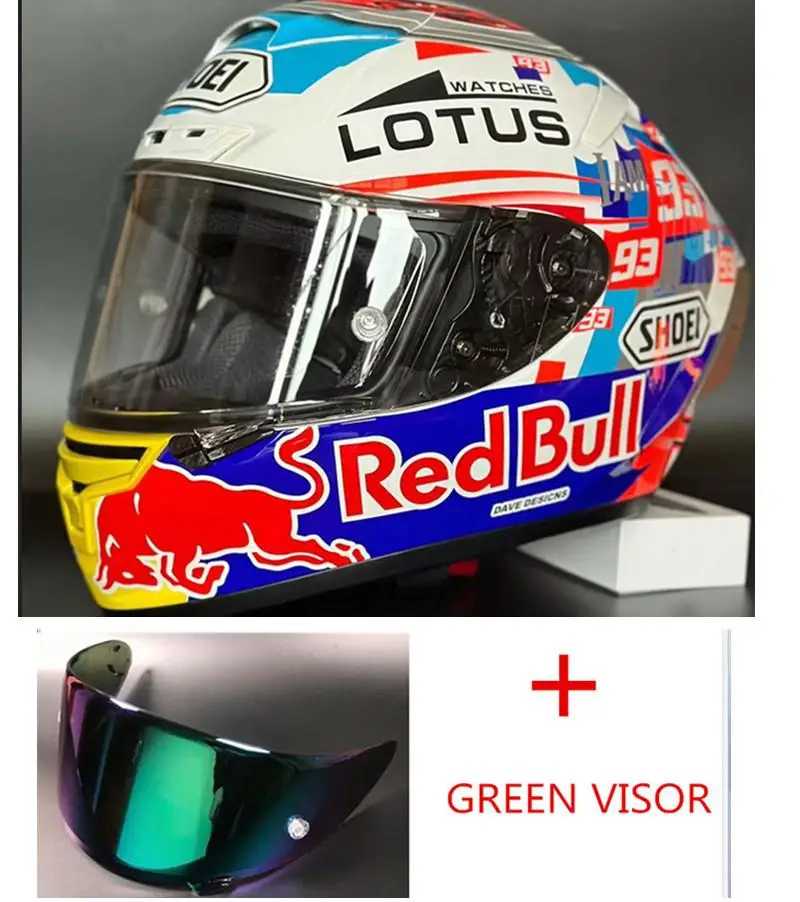 Motorcycle Full-face Helmet SHOEI X-14 Helmet X-SPIRIT III X-Fourteen Sports bicycle racing helmet Red Power Up,Capacete