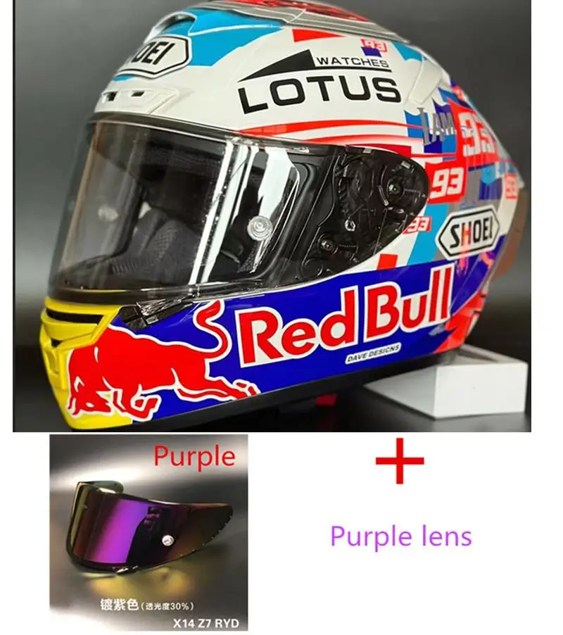 Motorcycle Full-face Helmet SHOEI X-14 Helmet X-SPIRIT III X-Fourteen Sports bicycle racing helmet Red Power Up,Capacete