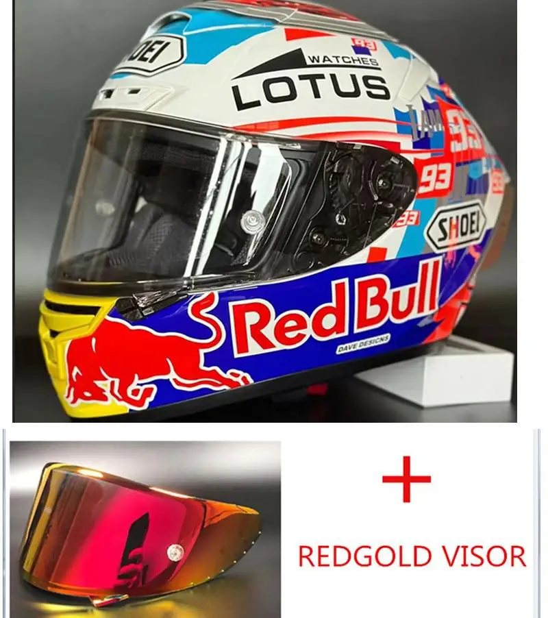 Motorcycle Full-face Helmet SHOEI X-14 Helmet X-SPIRIT III X-Fourteen Sports bicycle racing helmet Red Power Up,Capacete