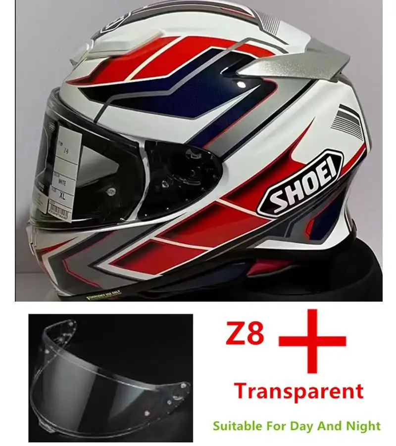 Full Face Motorcycle Helmet SHOEI Z8 RF-1400 NXR 2 PROLOGUE TC-1 Helmet Riding Motocross Racing Motobike Helmet ,Capacete