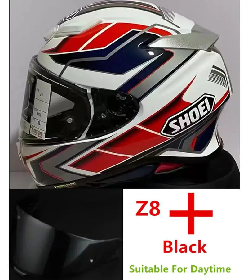 Full Face Motorcycle Helmet SHOEI Z8 RF-1400 NXR 2 PROLOGUE TC-1 Helmet Riding Motocross Racing Motobike Helmet ,Capacete