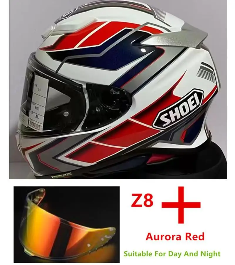 Full Face Motorcycle Helmet SHOEI Z8 RF-1400 NXR 2 PROLOGUE TC-1 Helmet Riding Motocross Racing Motobike Helmet ,Capacete