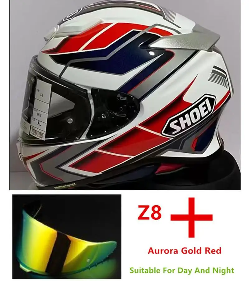 Full Face Motorcycle Helmet SHOEI Z8 RF-1400 NXR 2 PROLOGUE TC-1 Helmet Riding Motocross Racing Motobike Helmet ,Capacete