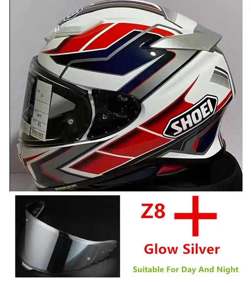 Full Face Motorcycle Helmet SHOEI Z8 RF-1400 NXR 2 PROLOGUE TC-1 Helmet Riding Motocross Racing Motobike Helmet ,Capacete