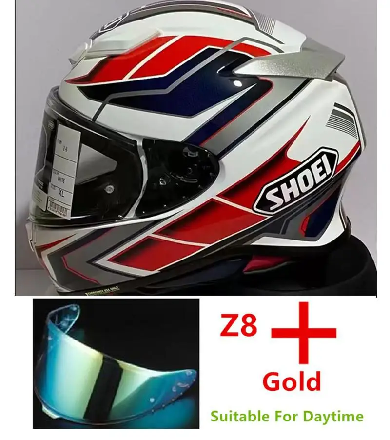 Full Face Motorcycle Helmet SHOEI Z8 RF-1400 NXR 2 PROLOGUE TC-1 Helmet Riding Motocross Racing Motobike Helmet ,Capacete