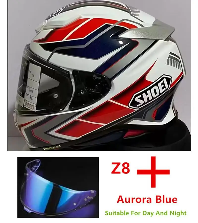 Full Face Motorcycle Helmet SHOEI Z8 RF-1400 NXR 2 PROLOGUE TC-1 Helmet Riding Motocross Racing Motobike Helmet ,Capacete