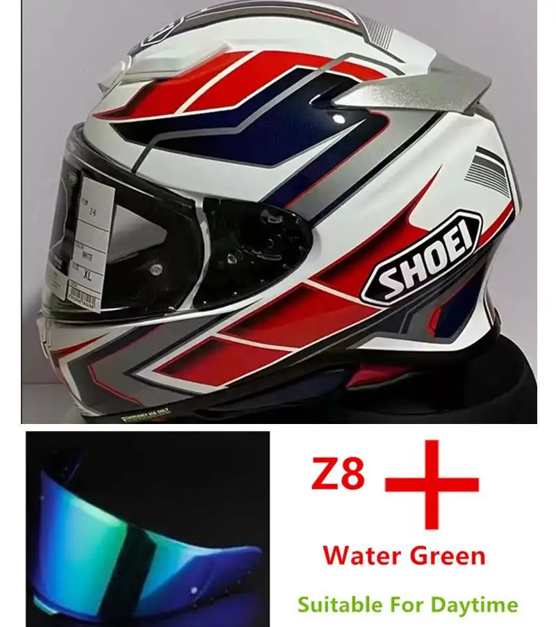 Full Face Motorcycle Helmet SHOEI Z8 RF-1400 NXR 2 PROLOGUE TC-1 Helmet Riding Motocross Racing Motobike Helmet ,Capacete