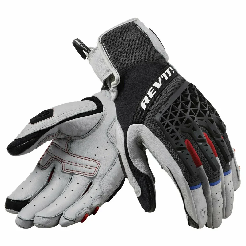 2022 Breathable Revit Sand 4 Glove Motorcycle Cycling Riding Racing Motorbike Leather Gloves Motocross MX ATV Guantes