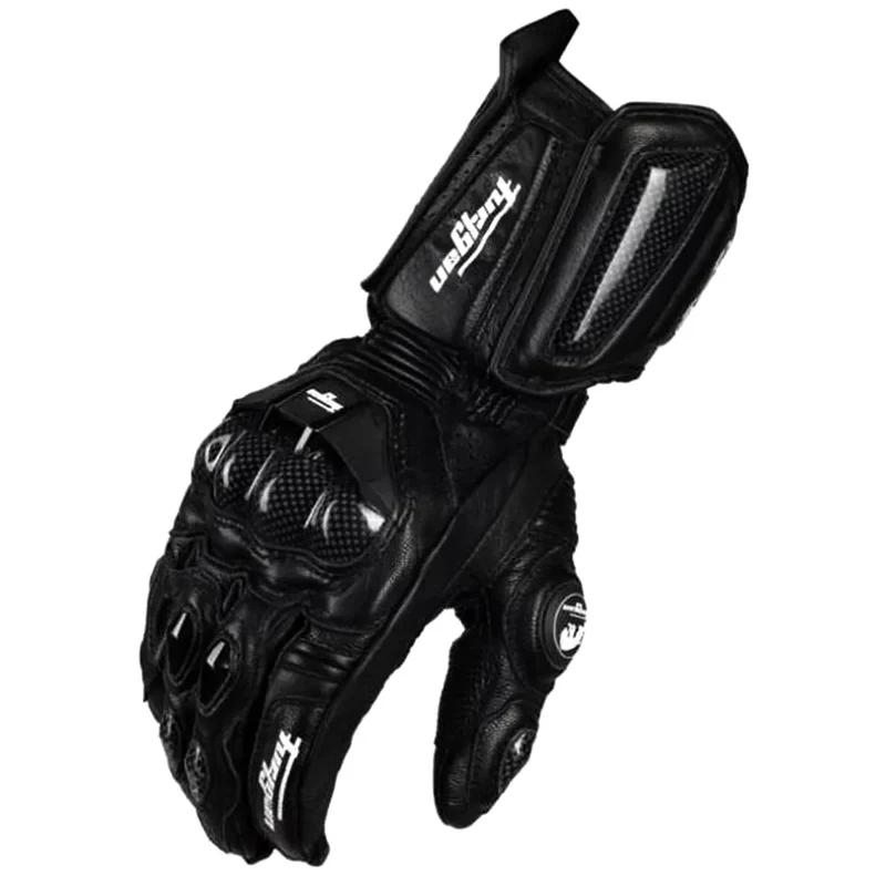Furygan AFS 10 Motorcycle Gloves Long Knight Carbon Fiber Drop Protection Leather Wear Breathable Riding Glove