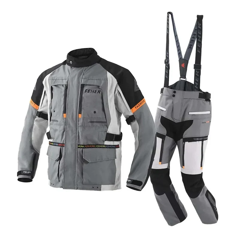 Motorbike Jacket Off-Road Riding Motorcycle Windproof Jacket Mountain Bike Cycling Fall Protection Kit Rally Suit Anti-fall