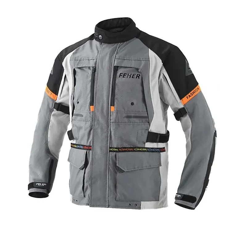 Motorbike Jacket Off-Road Riding Motorcycle Windproof Jacket Mountain Bike Cycling Fall Protection Kit Rally Suit Anti-fall