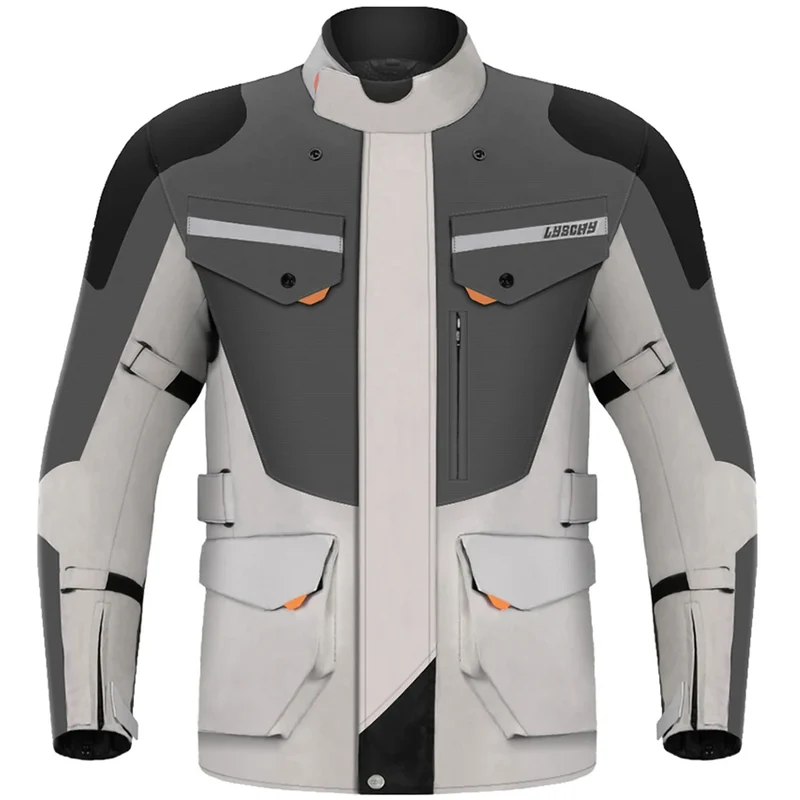 New Motorcycle Jacket Pants Suit Cold-proof Waterproof Winter Men Motorbike Riding Moto Jacket Protective Gear Armor Clothing